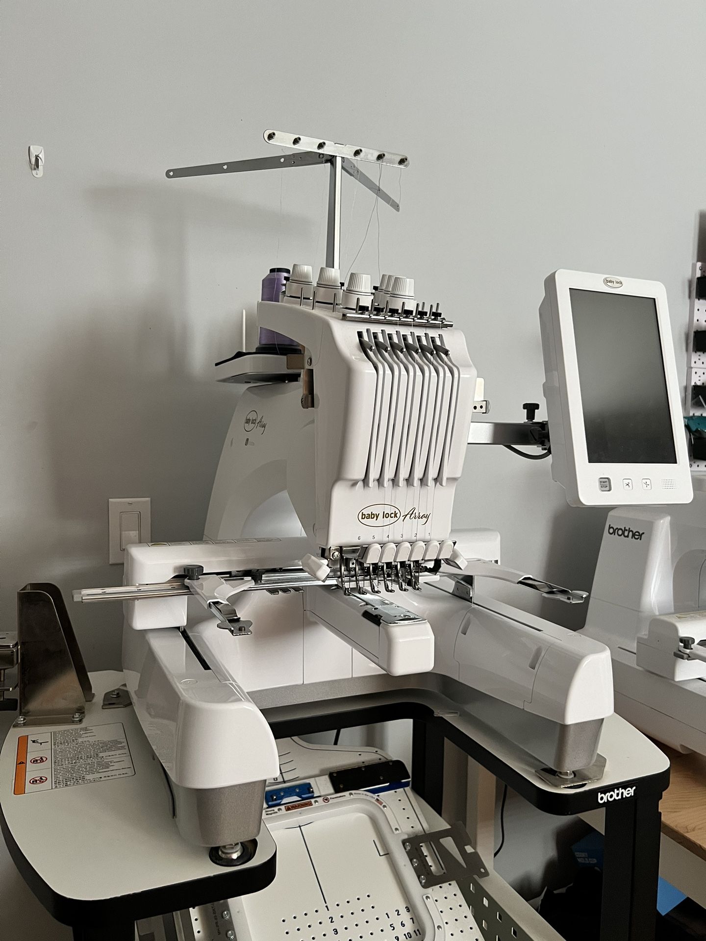 Embroidery work in progress